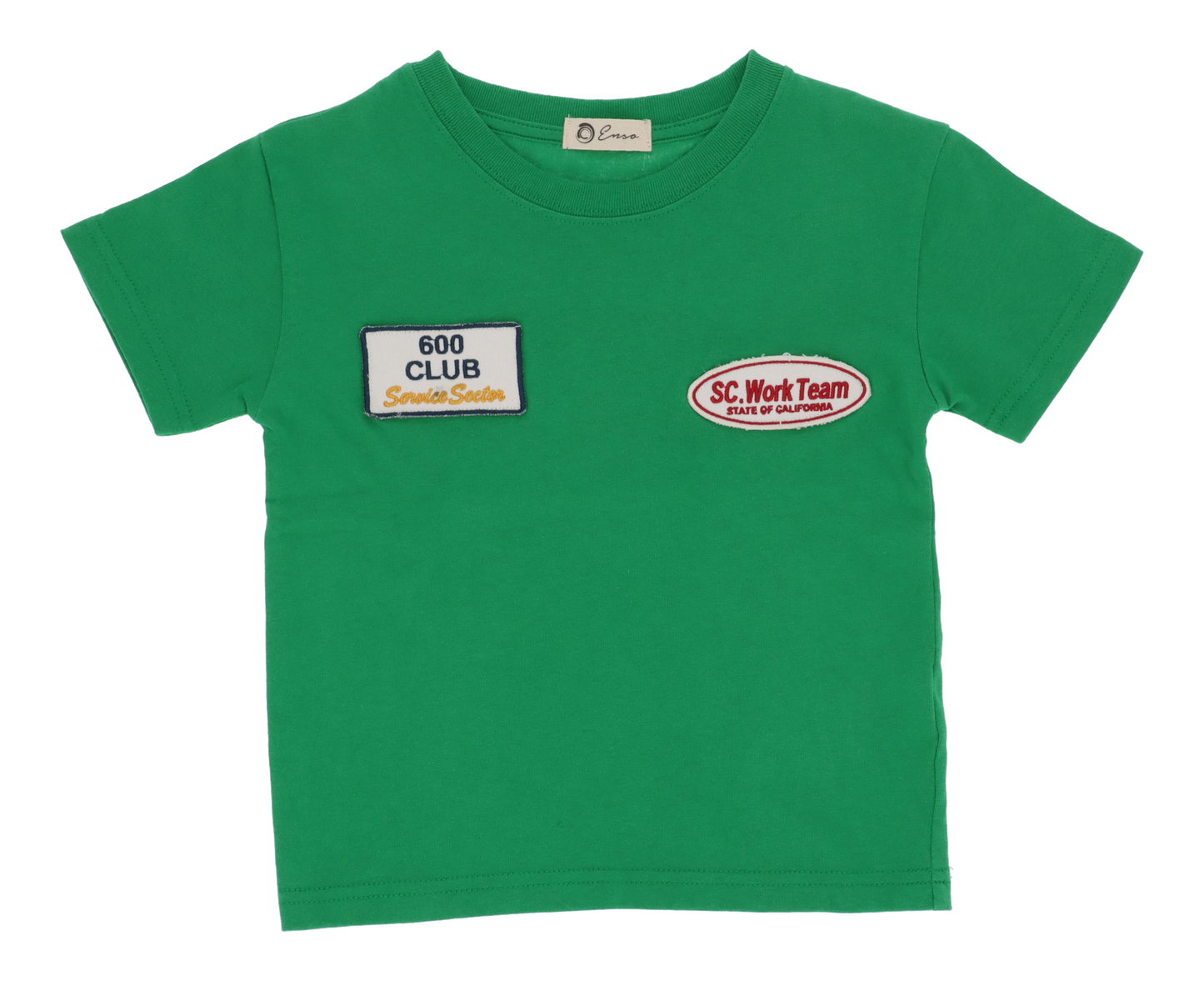 enso キッズ Tシャツ グリーン 110 夏 ek00003
