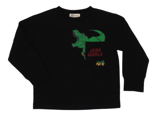 enso キッズTシャツ ブラック 110 秋冬 ek00005