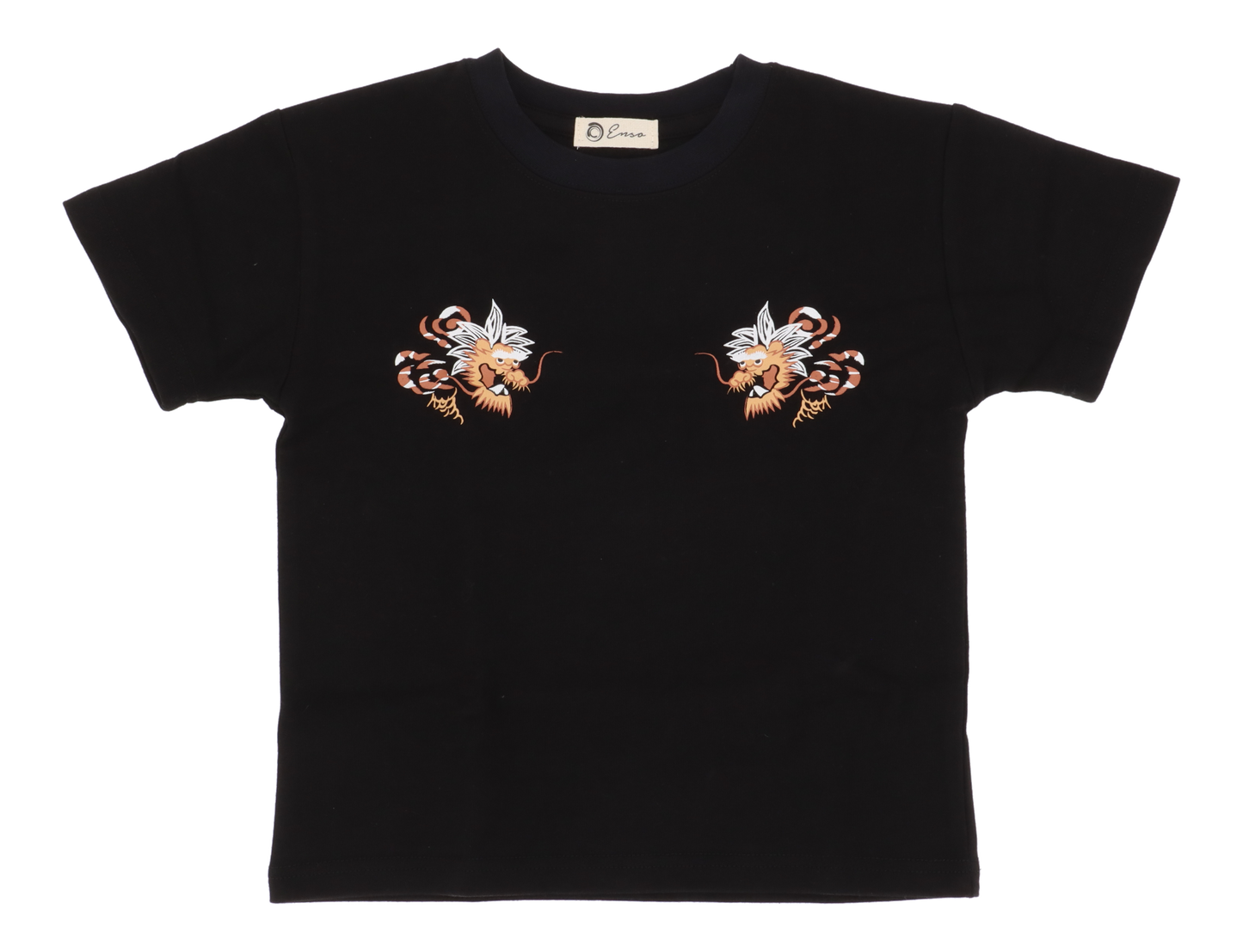 enso キッズTシャツ ブラック 120 夏 ek00009