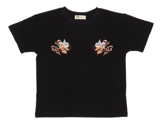 enso キッズTシャツ ブラック 120 夏 ek00009