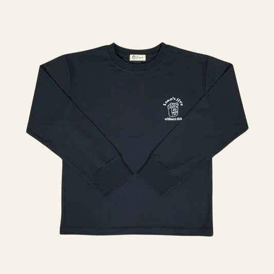 enso キッズ 長袖Tシャツ ブラック ek00026