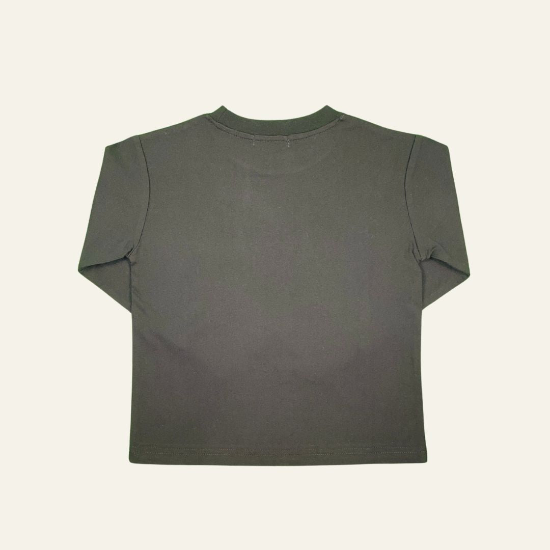 enso キッズ 長袖Tシャツ ブラック 110 ek00027