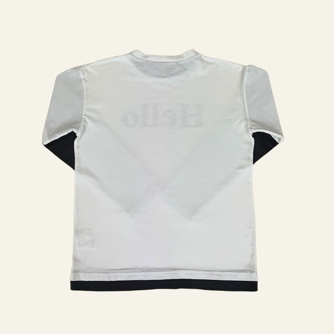 enso キッズ 長袖Tシャツ ホワイト 160 ek00034