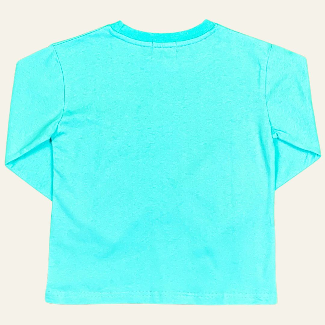 enso キッズ 長袖Tシャツ ブルー 120 ek00042