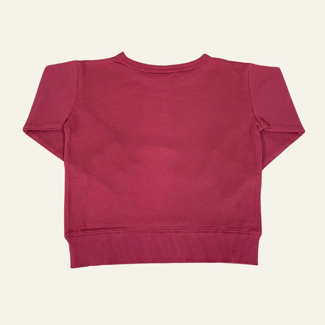 enso キッズ 恐竜 トレーナー レッド 100 ek00040