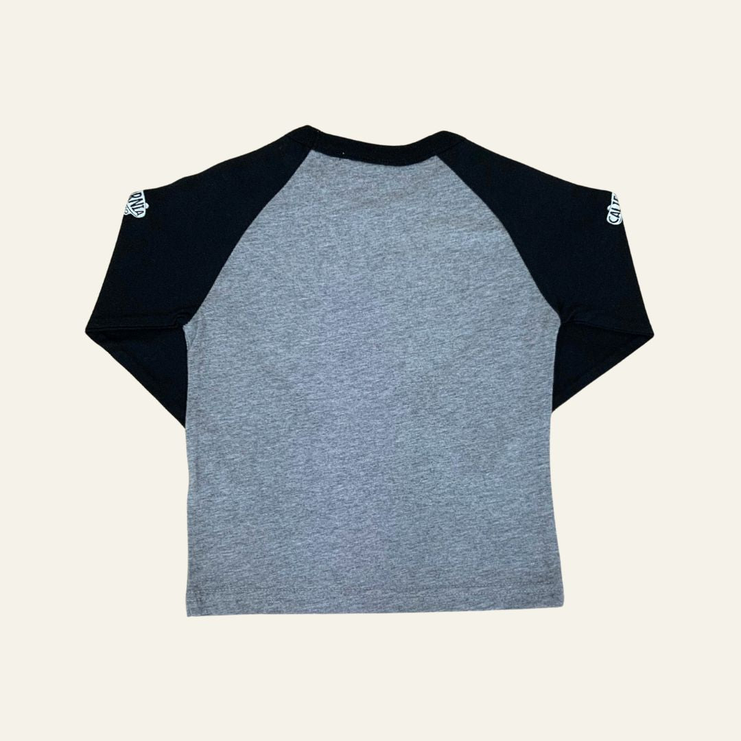 enso キッズ 長袖Tシャツ グレー 100 ek00043