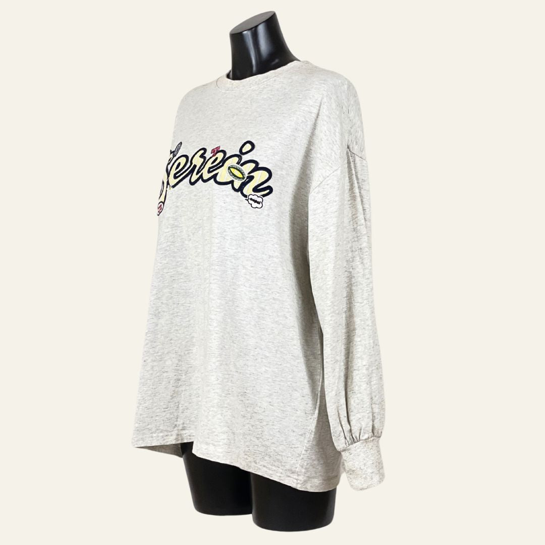 enso ロングTシャツ グレー F el00113