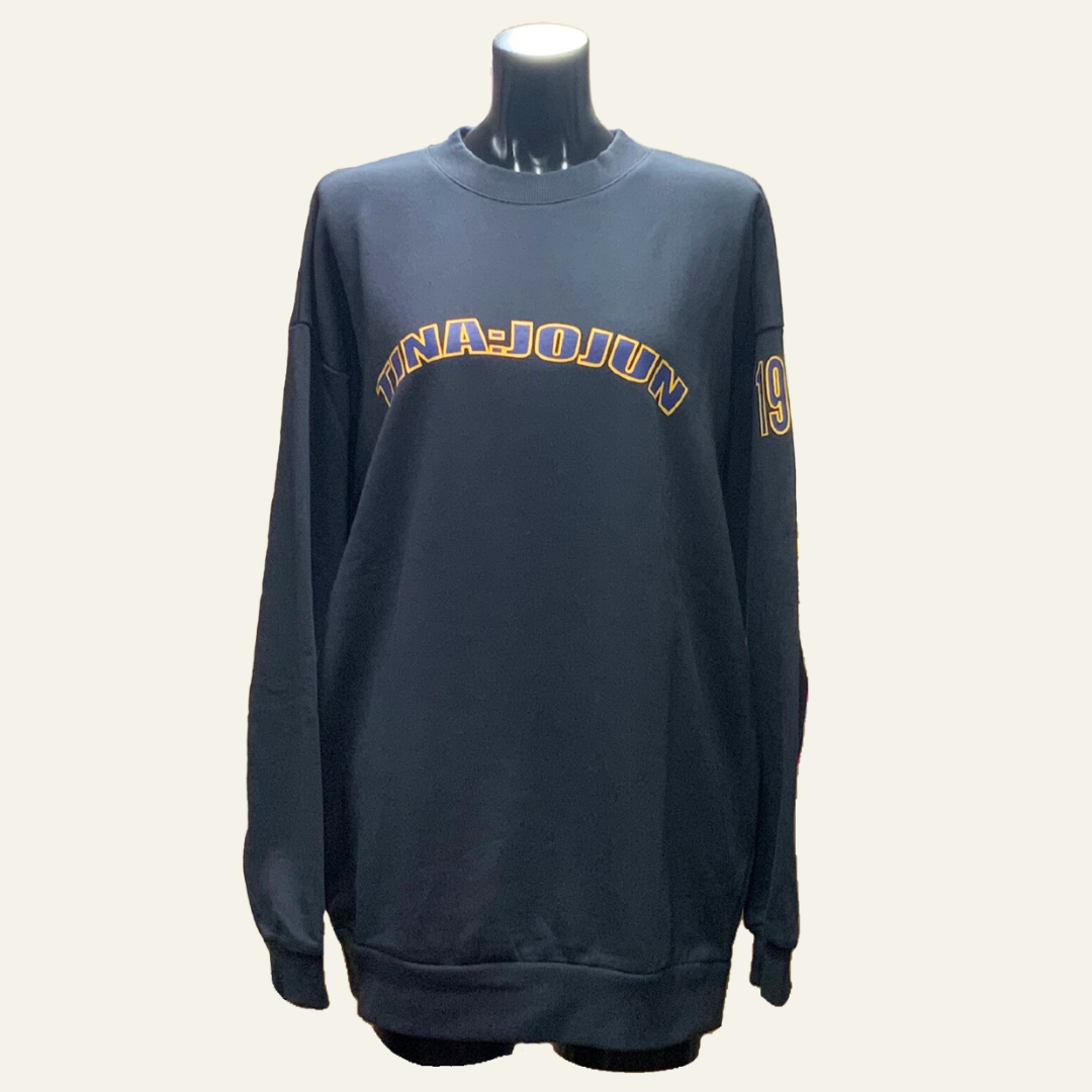 enso ロングTシャツ ユニセックス ネイビー M el00138