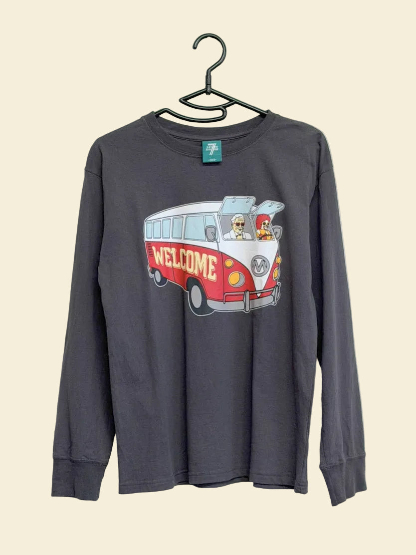 Kids 160cm 長袖Tシャツ チャコールグレー K31