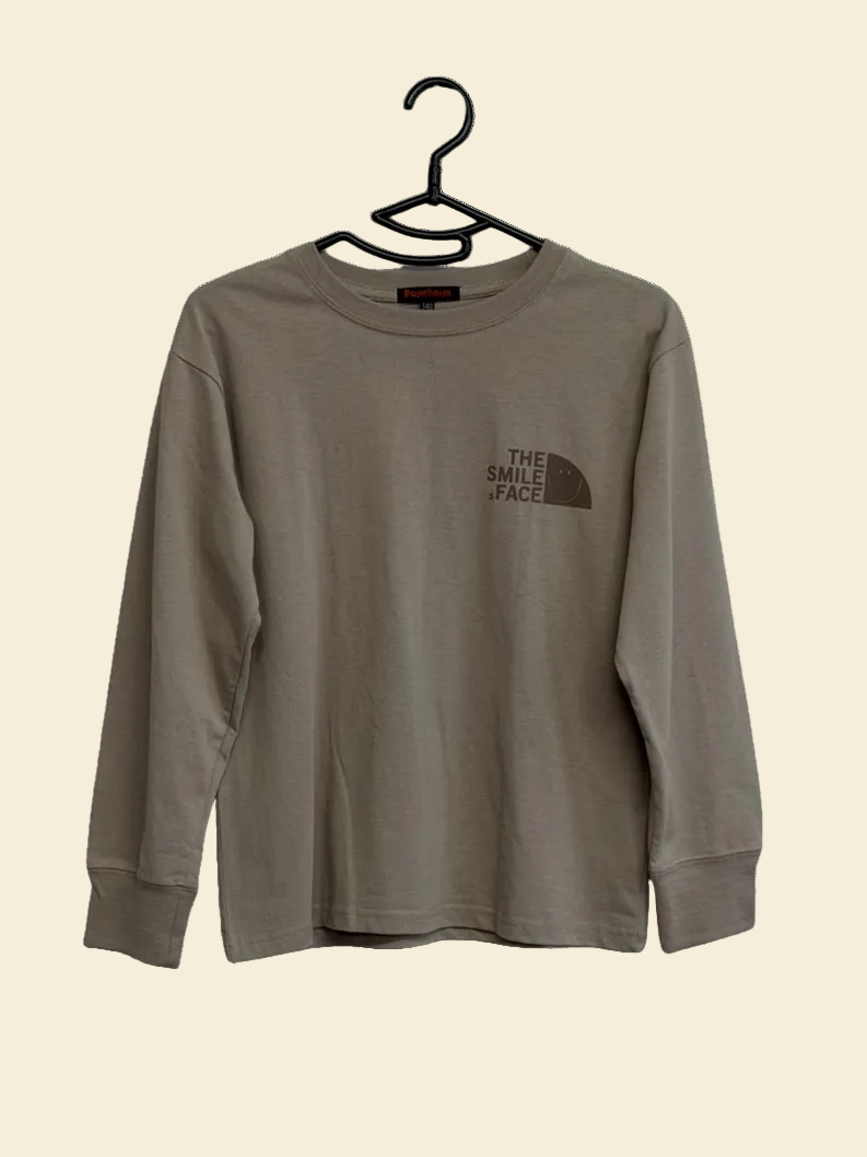 Kids 140cm 長袖Tシャツ ブラウン K36