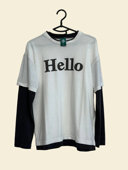 Kids 160cm 長袖Tシャツ ホワイト K41