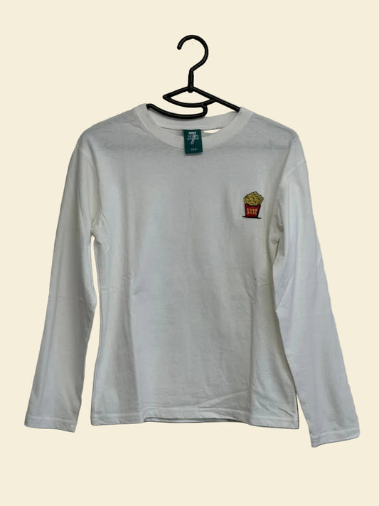 Kids 150cm 長袖Tシャツ ホワイト K40