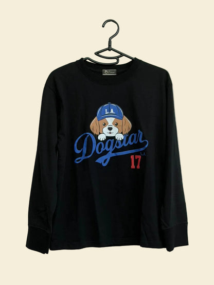 Kids 140cm 長袖Tシャツ ブラック K39